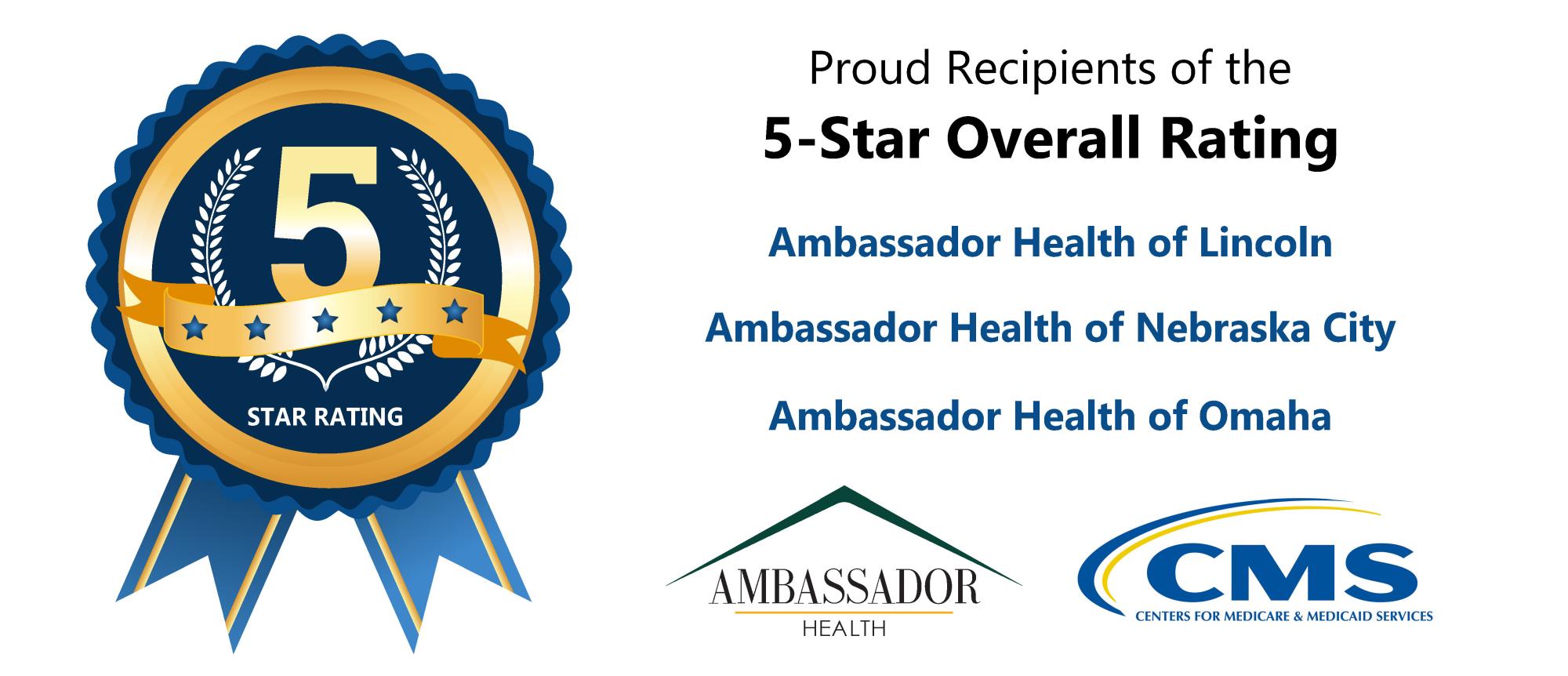Ambassador Health Nebraska Campuses Earn 5Star Rating Ambassador